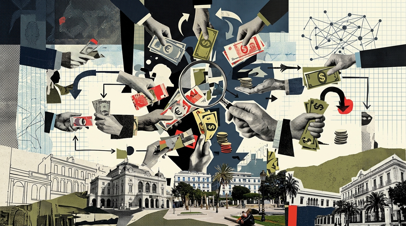 Place Port-Saïd in Algiers, the reference point for Algeria’s parallel currency market